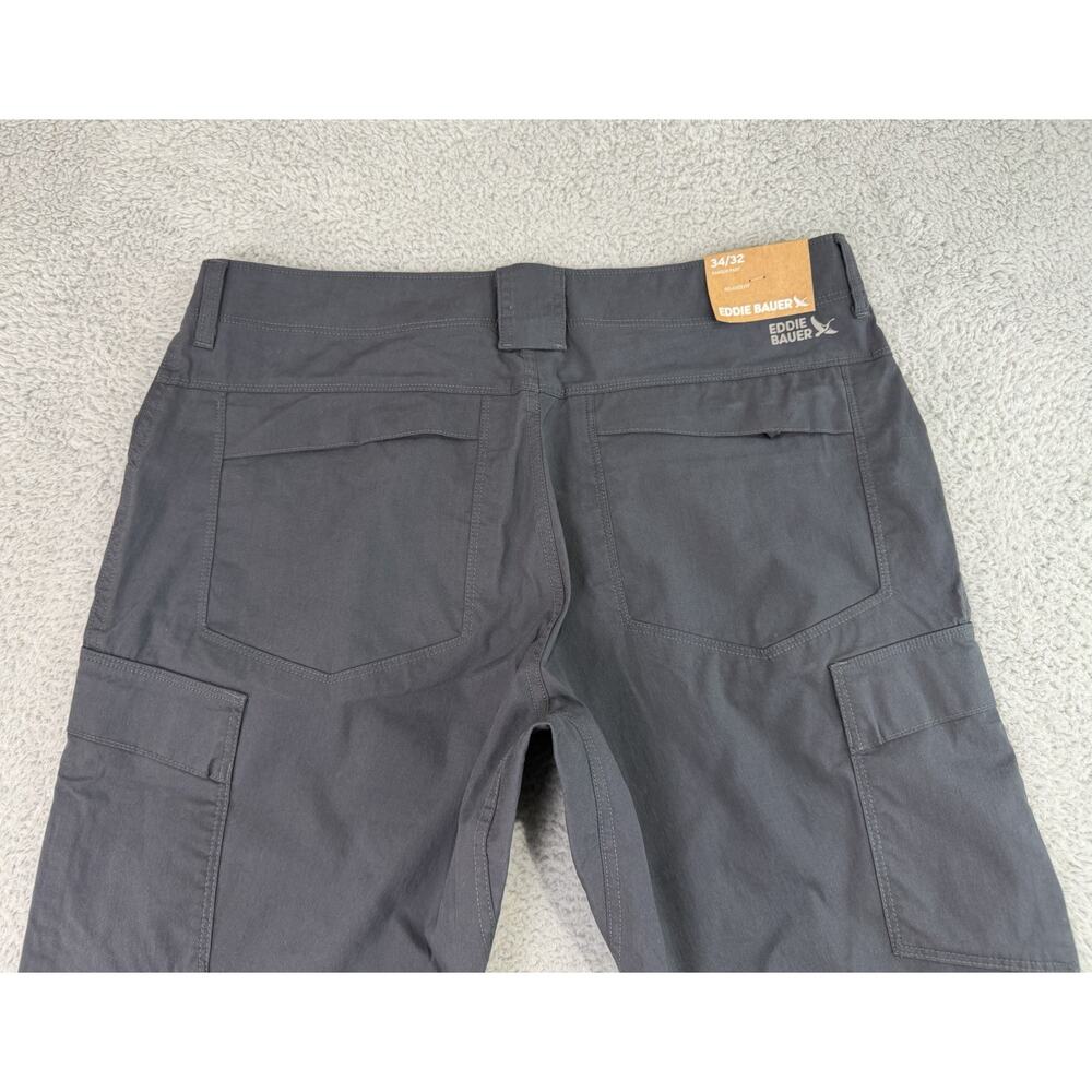 Mens Eddie Bauer MR Ranger Cargo Hiking Pants Olive Carbon Grey Size 34x 32 NWT - Picture 5 of 14